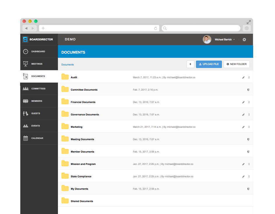 Our Board portal software allows Board Directors Share Files for Board Members